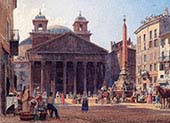The Pantheon and the Piazza della Rotonda in Rome